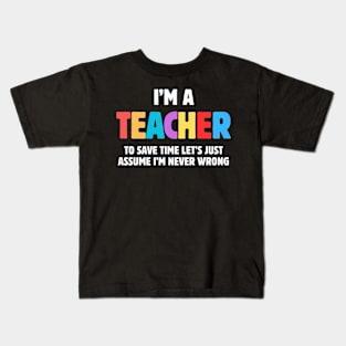 Teacher Kids T-Shirt